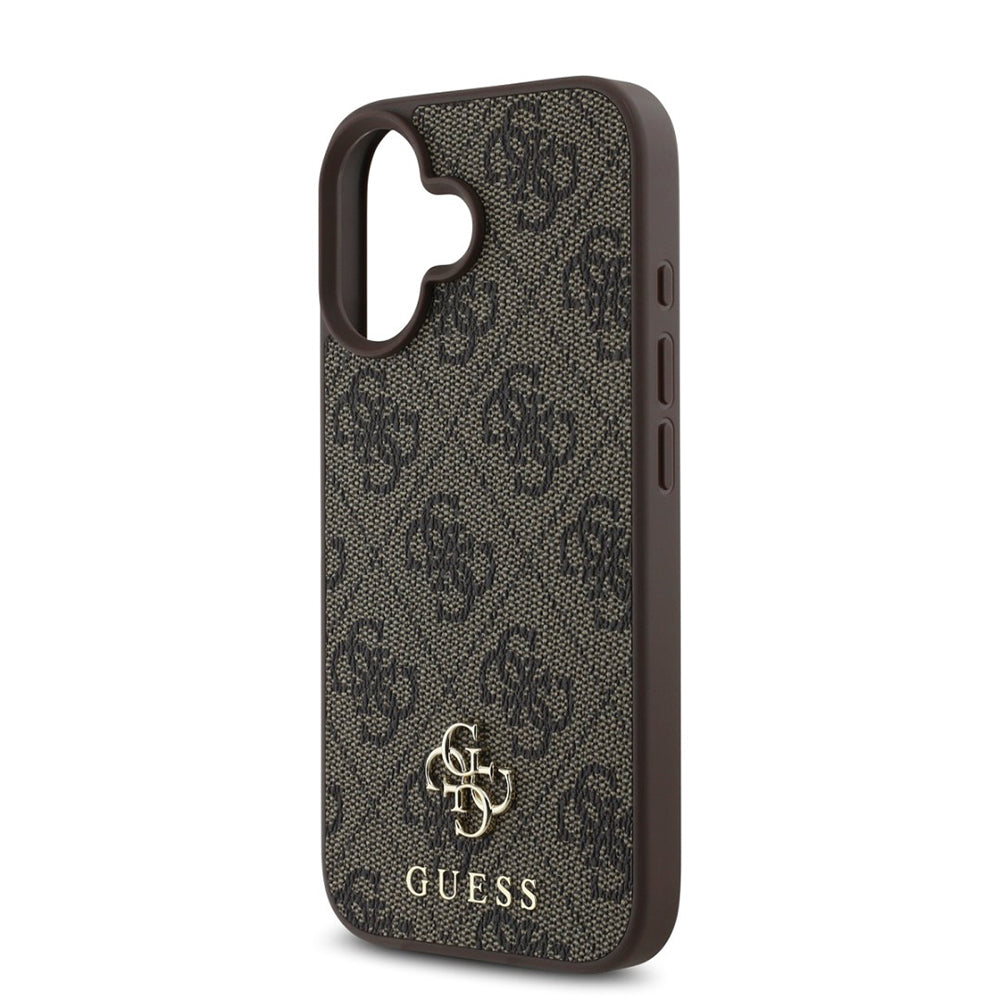 MagSafe-kotelo Apple iPhone 16:lle, Guess, 4G Classic, Ruskea