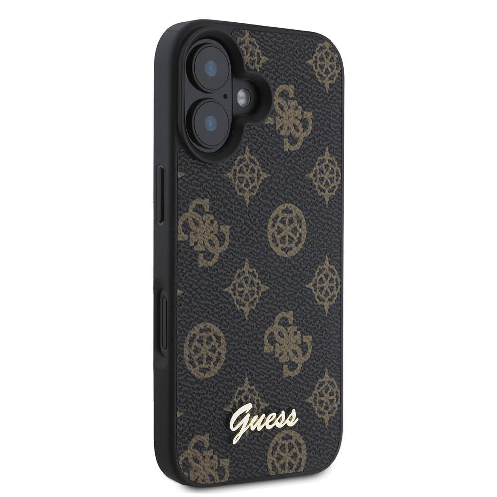 MagSafe-kotelo Apple iPhone 16:lle, Guess, Peony Script, Musta