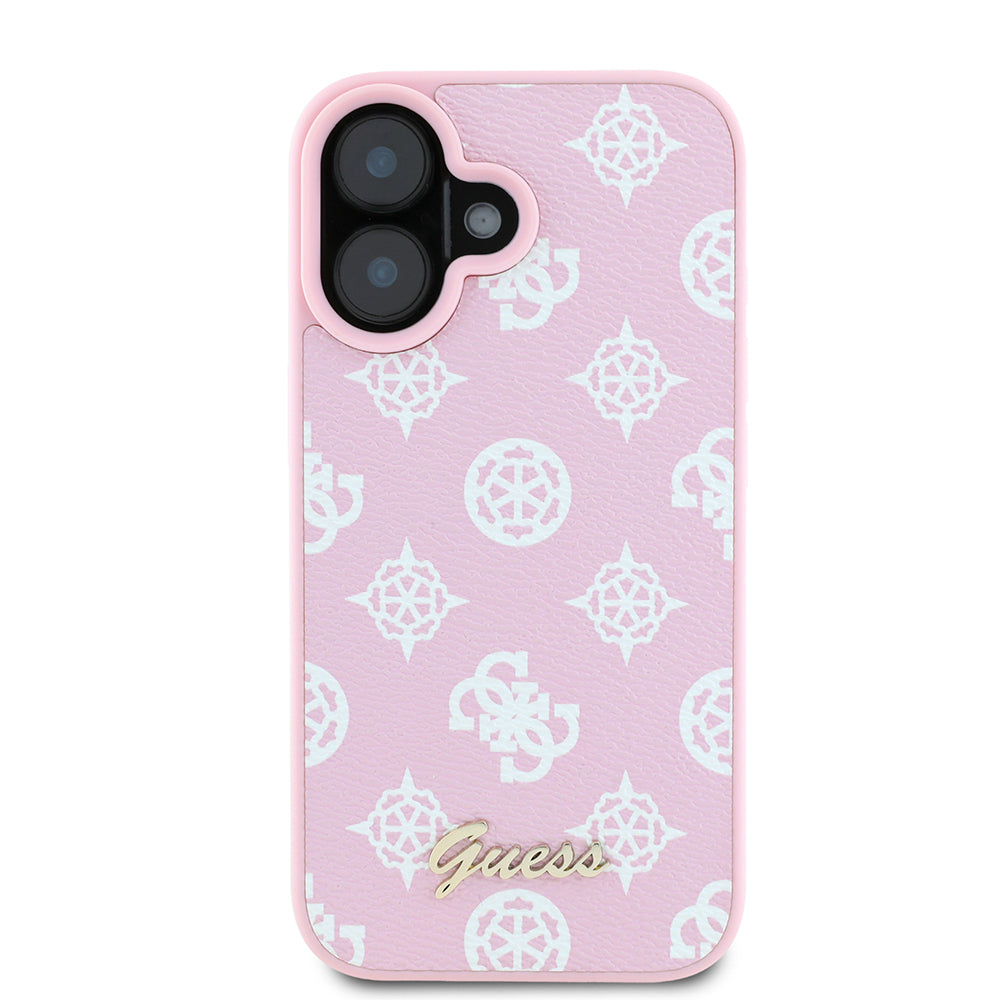 MagSafe-kotelo Apple iPhone 16:lle, Guess, Peony Script, Pinkki