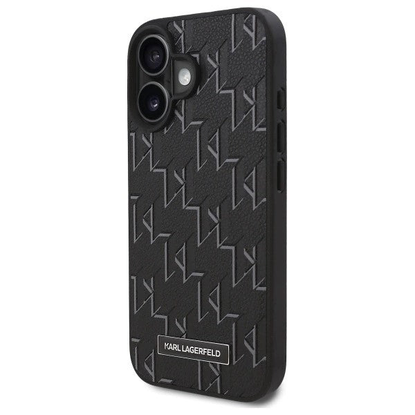 MagSafe-kotelo Apple iPhone 16:lle, Karl Lagerfeld, Hot Stamp, Musta