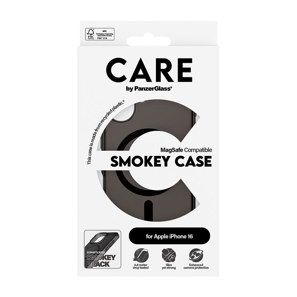 MagSafe-kotelo Apple iPhone 16:lle, PanzerGlass, Care Urban Combat, Musta