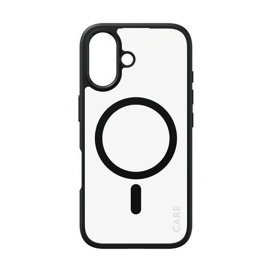 MagSafe-kotelo Apple iPhone 16:lle, PanzerGlass, Care Urban Combat, Läpinäkyvä Musta