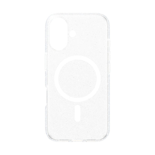MagSafe-kotelo Apple iPhone 16:lle, PanzerGlass, Care Urban Combat Star Lit, Valkoinen Läpinäkyvä
