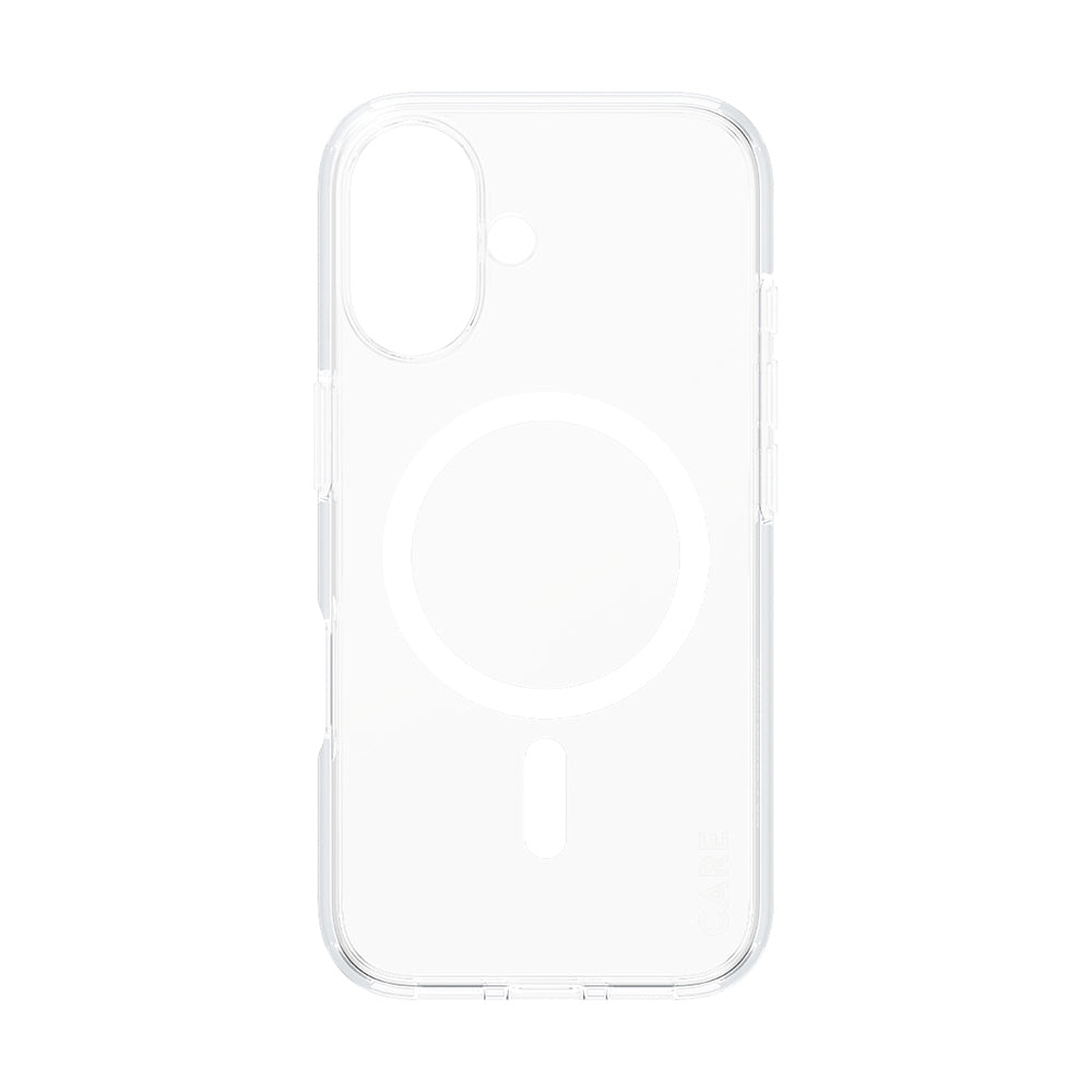 MagSafe-kotelo Apple iPhone 16:lle, PanzerGlass, Care Urban Combat, Valkoinen Läpinäkyvä