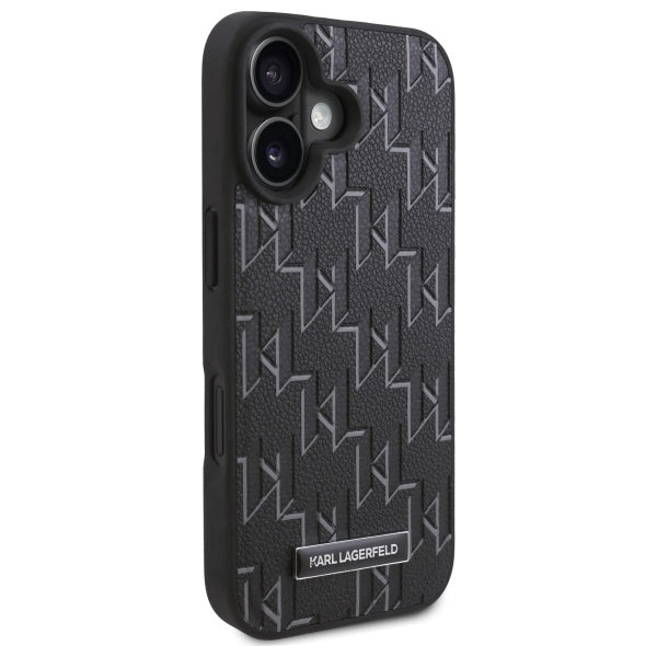 MagSafe-kotelo Apple iPhone 16 Plus -puhelimelle, Karl Lagerfeld, Hot Stamp, Musta