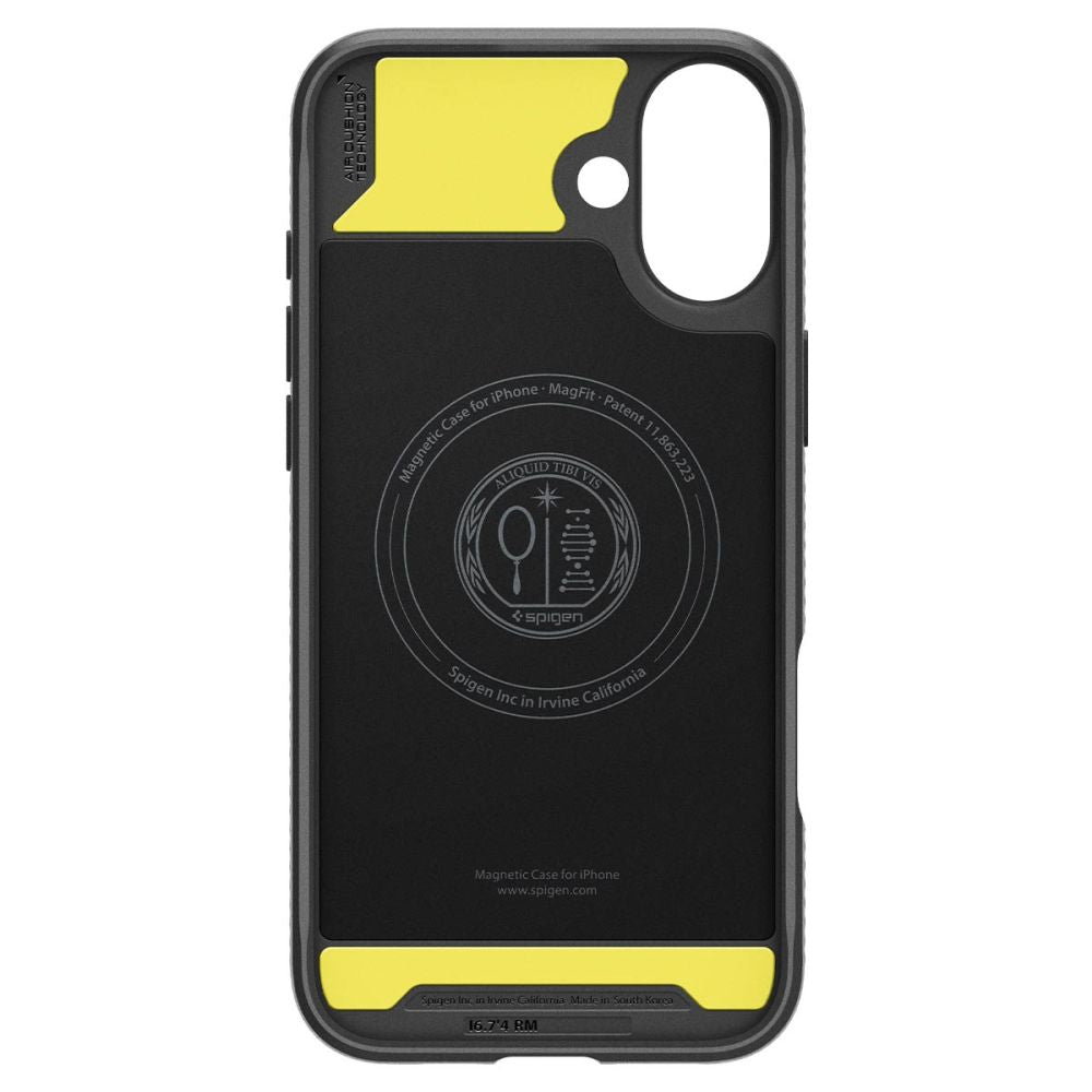 MagSafe-kotelo Apple iPhone 16 Plus -puhelimelle, Spigen, Rugged Armor, Mattamusta