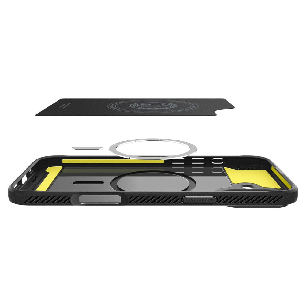 MagSafe-kotelo Apple iPhone 16 Plus -puhelimelle, Spigen, Rugged Armor, Mattamusta