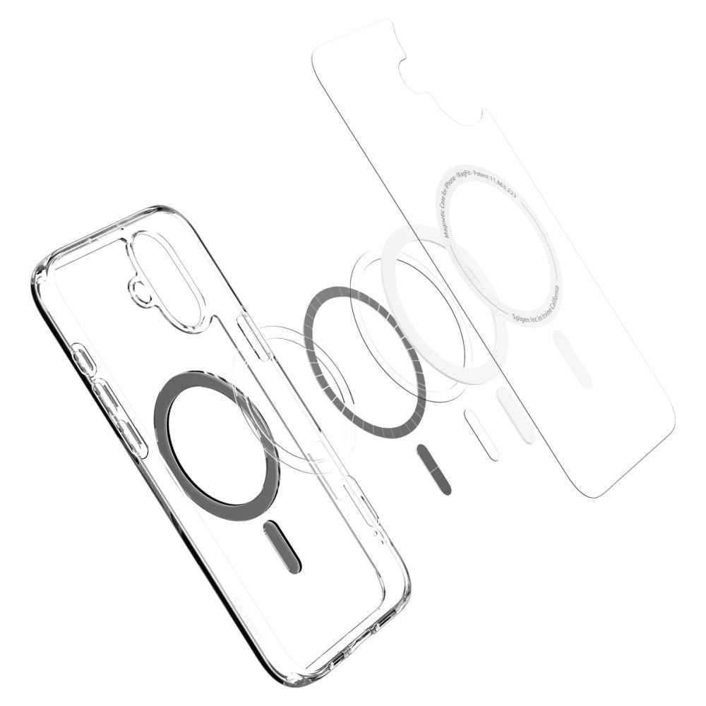 MagSafe-kotelo Apple iPhone 16 Plus -puhelimelle, Spigen, Ultra Hybrid, Musta