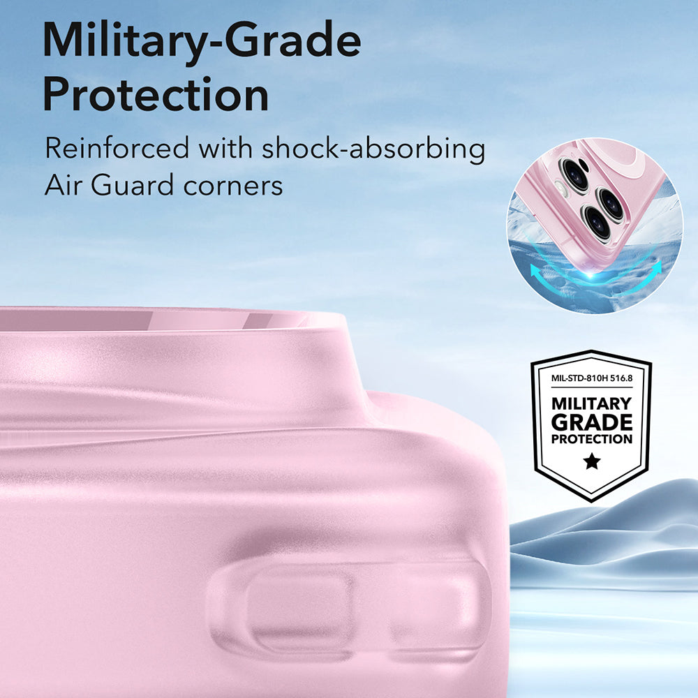 MagSafe-kotelo Apple iPhone 16 Prolle, ESR, Zero, Satinoitu Vaaleanpunainen