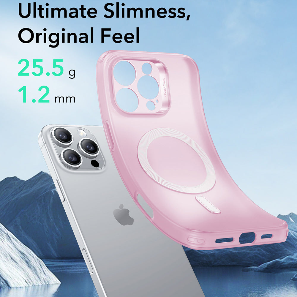 MagSafe-kotelo Apple iPhone 16 Prolle, ESR, Zero, Satinoitu Vaaleanpunainen