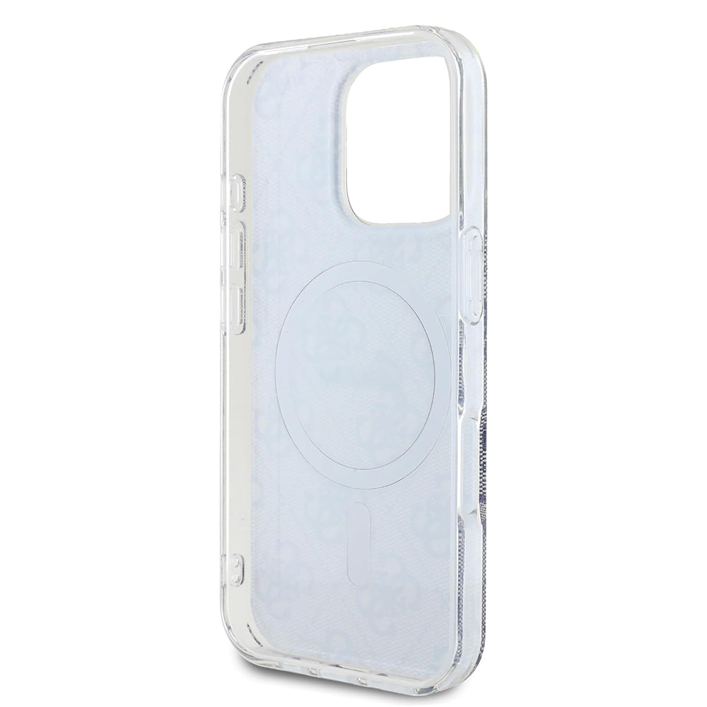 MagSafe-kotelo Apple iPhone 16 Prolle, Guess, IML 4G, Sininen