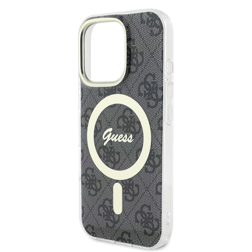MagSafe-kotelo Apple iPhone 16 Prolle, Guess, IML 4G, Musta