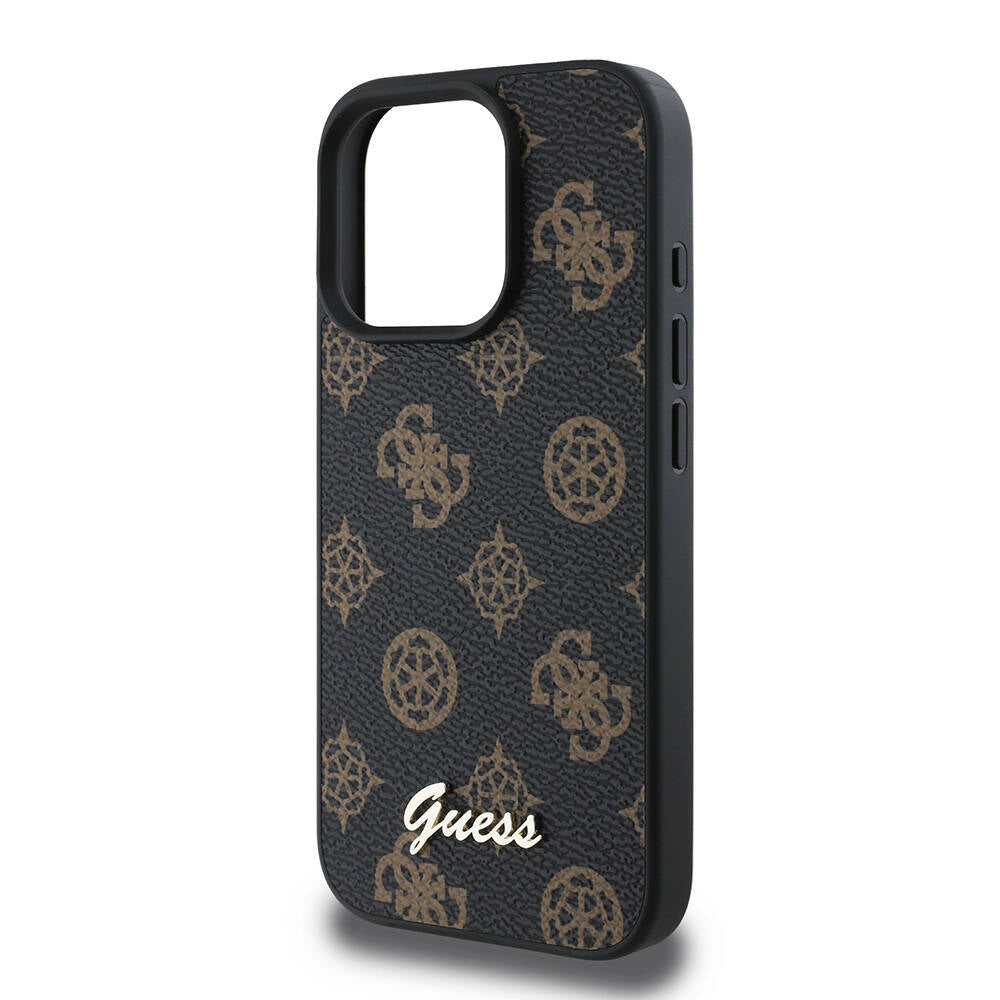 MagSafe-kotelo Apple iPhone 16 Prolle, Guess, Peony Script, Musta