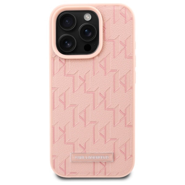 MagSafe-kotelo Apple iPhone 16 Prolle, Karl Lagerfeld, Hot Stamp, Pinkki