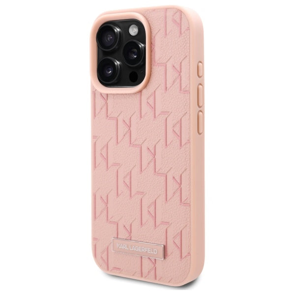 MagSafe-kotelo Apple iPhone 16 Prolle, Karl Lagerfeld, Hot Stamp, Pinkki