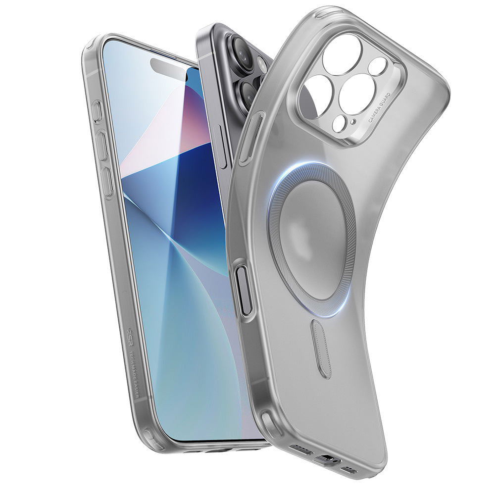 MagSafe-kotelo Apple iPhone 16 Pro Maxille, ESR, Zero, Harmaa Satinoitu