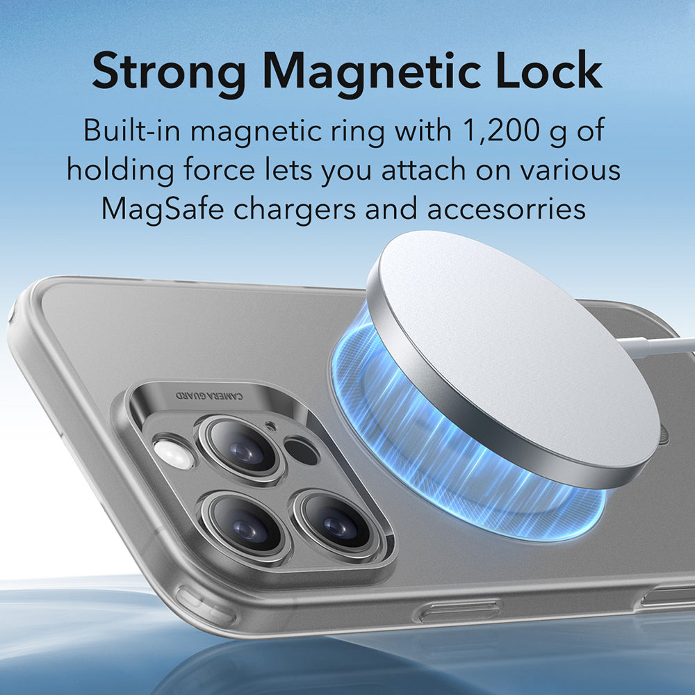 MagSafe-kotelo Apple iPhone 16 Pro Maxille, ESR, Zero, Harmaa Satinoitu