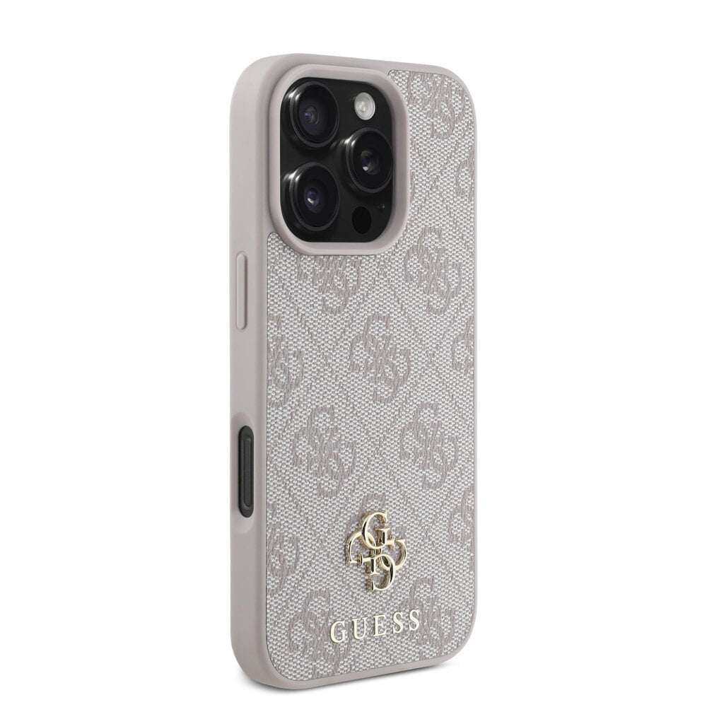 MagSafe-kotelo Apple iPhone 16 Pro Maxille, Guess, 4G Classic, Pinkki