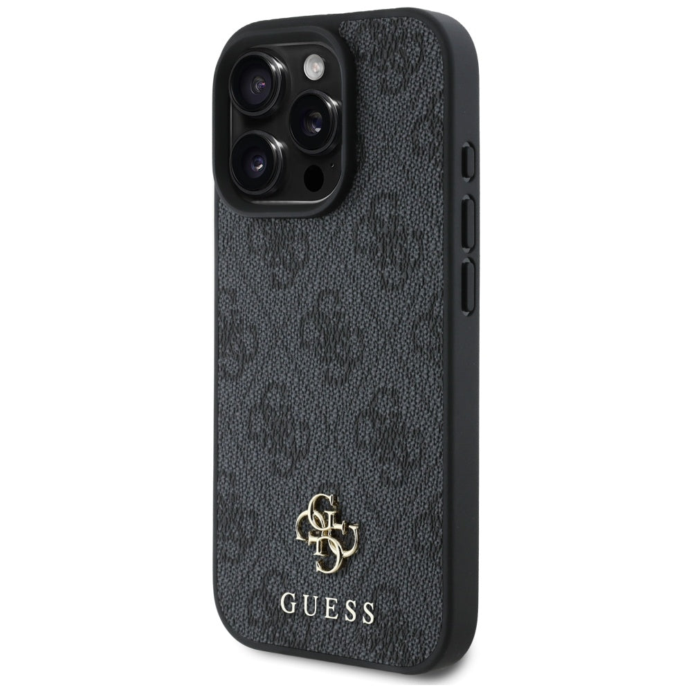 MagSafe-kotelo Apple iPhone 16 Pro Maxille, Guess, 4G Small and Classic Logo, Musta