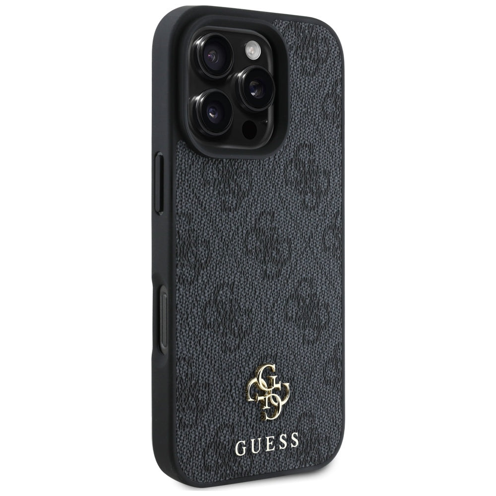 MagSafe-kotelo Apple iPhone 16 Pro Maxille, Guess, 4G Small and Classic Logo, Musta