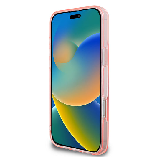 MagSafe-kotelo Apple iPhone 16 Pro Maxille, Guess, IML Flowers Wreath, Pinkki