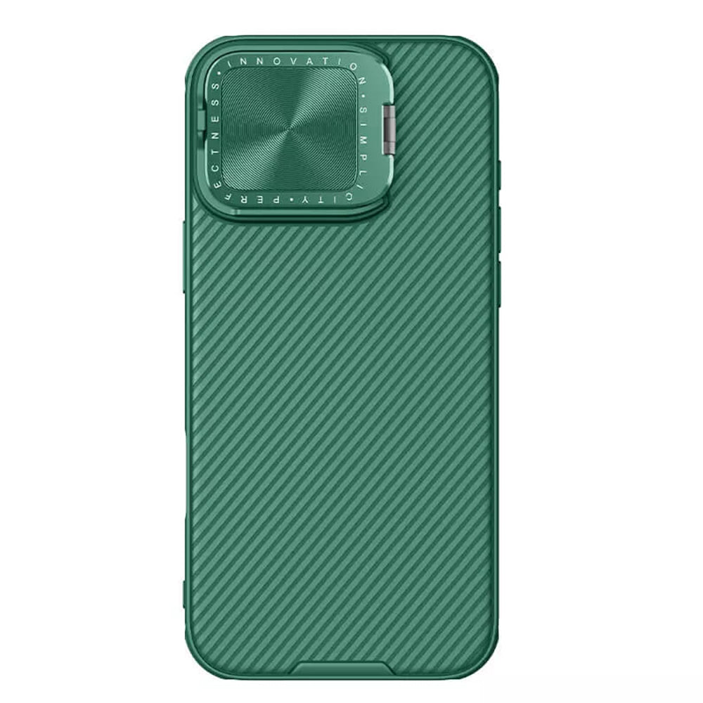 MagSafe-kuori Apple iPhone 16 Pro Maxille, Nillkin, CamShield Prop, Vihreä