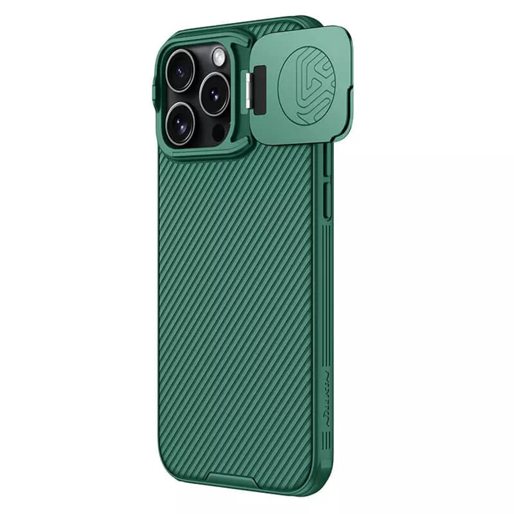 MagSafe-kuori Apple iPhone 16 Pro Maxille, Nillkin, CamShield Prop, Vihreä
