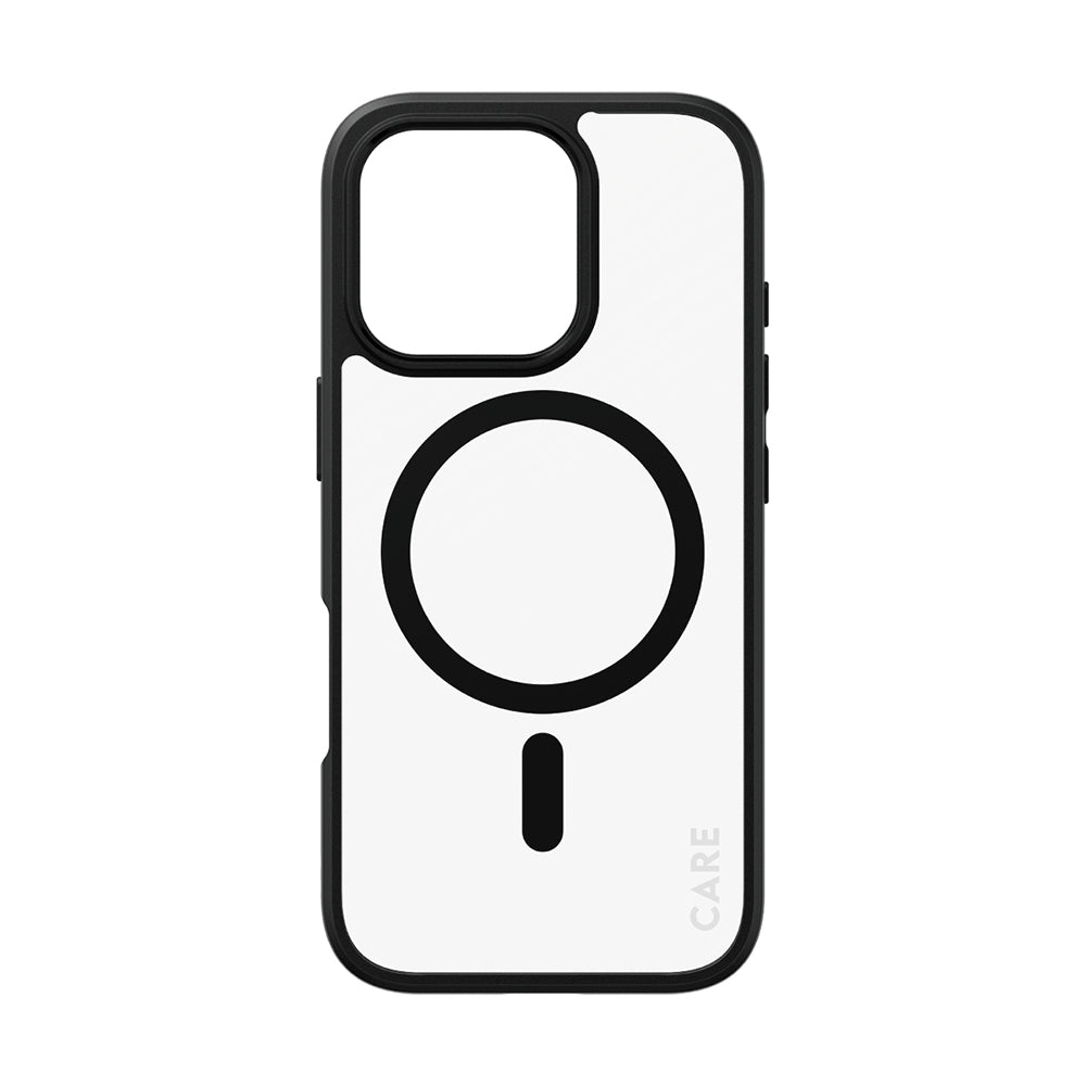MagSafe-kotelo Apple iPhone 16 Pro Maxille, PanzerGlass, Care Urban Combat, Läpinäkyvä Musta