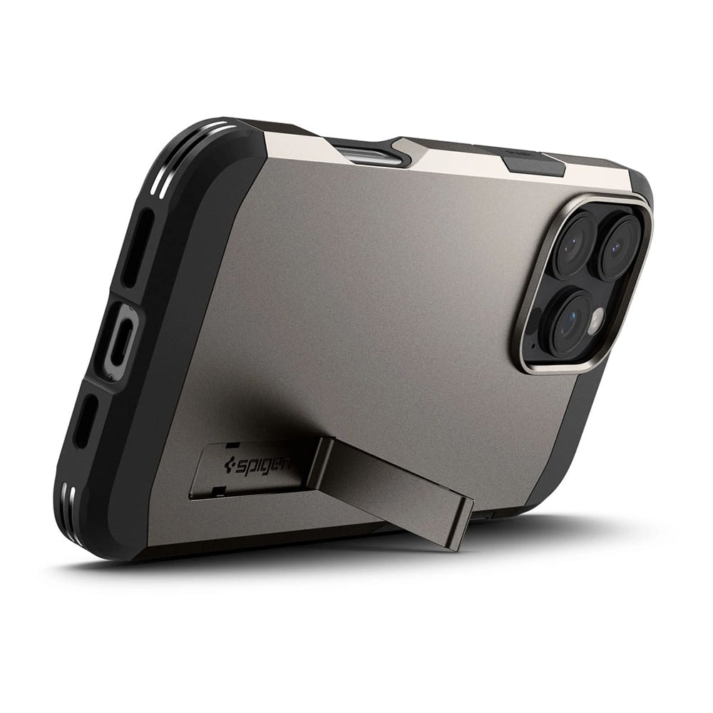 MagSafe-kotelo Apple iPhone 16 Pro Maxille, Spigen, Tough Armor, Harmaa ACS08012
