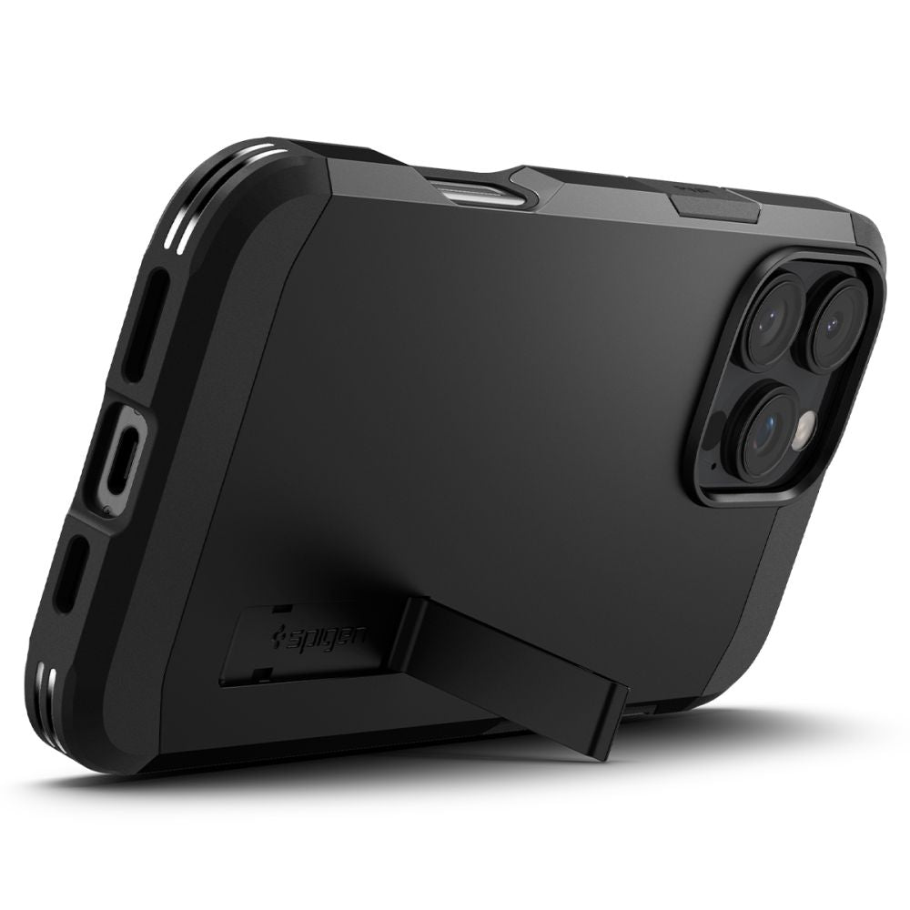 MagSafe-kotelo Apple iPhone 16 Pro Maxille, Spigen, Tough Armor, Musta