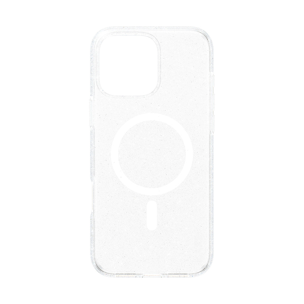 MagSafe-kotelo Apple iPhone 16 Prolle, PanzerGlass, Care Urban Combat Star Lit, Valkoinen Läpinäkyvä