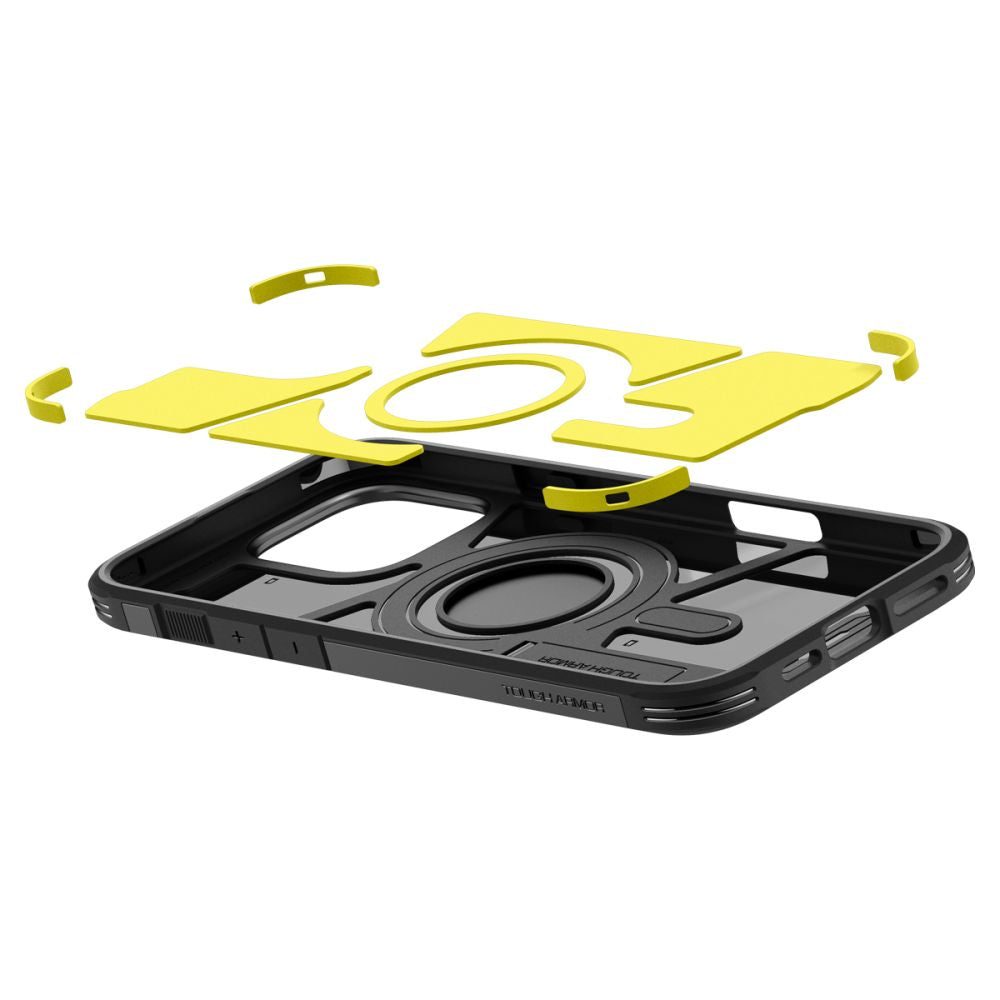 MagSafe-kuori Apple iPhone 16 Pro:lle, Spigen, Tough Armor, Musta ACS08146