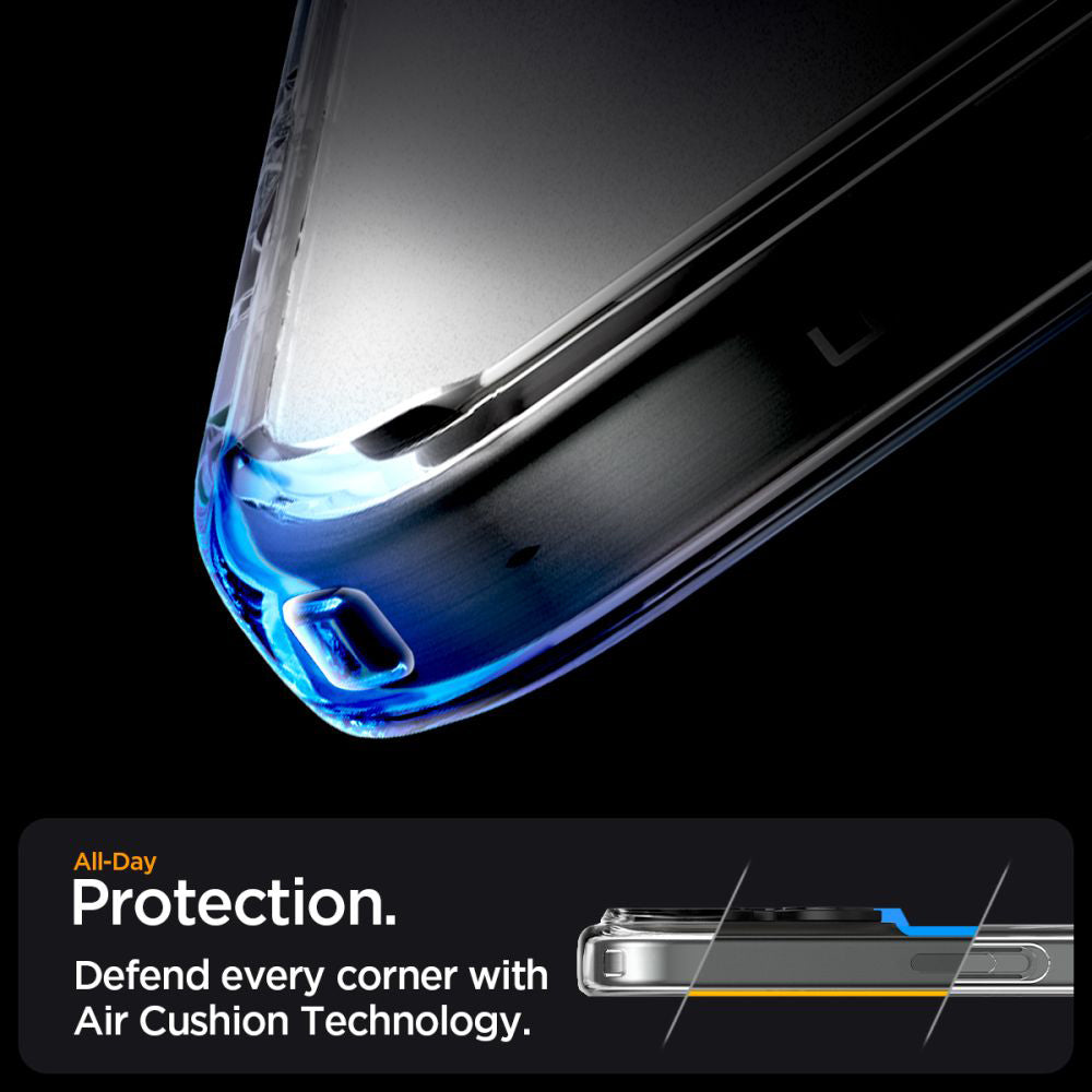 MagSafe Case for Apple iPhone 16 Pro, Spigen, Ultra Hybrid, Satin Transparent ACS08133