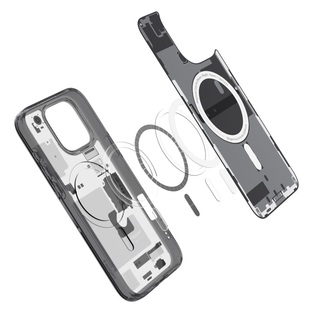 MagSafe-kotelo Apple iPhone 16 Prolle, Spigen, Ultra Hybrid Zero One, Mattamusta ACS08135