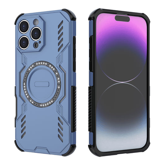 MagSafe-kuori Apple iPhone 16 Pro:lle, Techsuit, ArmorMag, Sininen