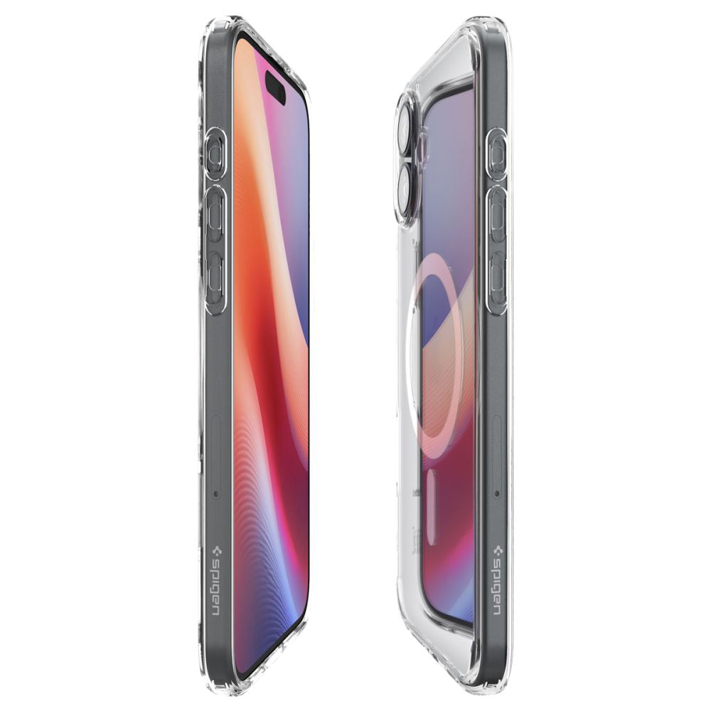 MagSafe-kotelo Apple iPhone 16:lle, Spigen, Ultra Hybrid, Valkoinen ACS08205