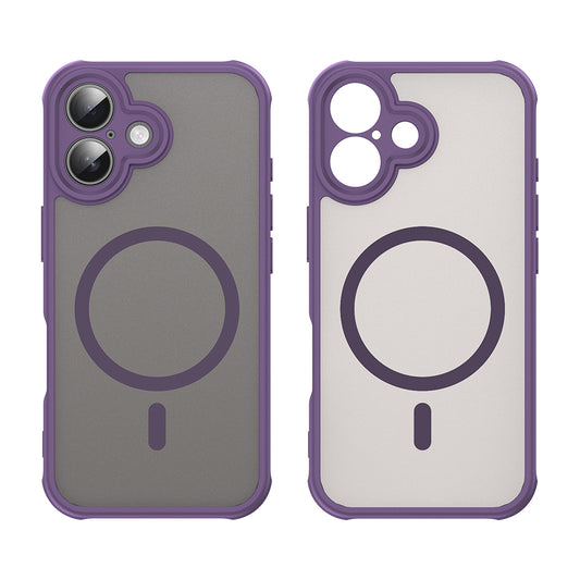 MagSafe-kuori Apple iPhone 16:lle, Techsuit, HaloFrost II, Violetti
