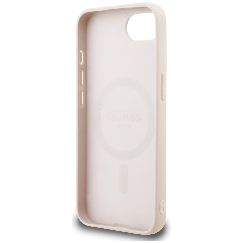 MagSafe-kotelo Apple iPhone 17e / 16e, Guess, 4G Classic, Pinkki