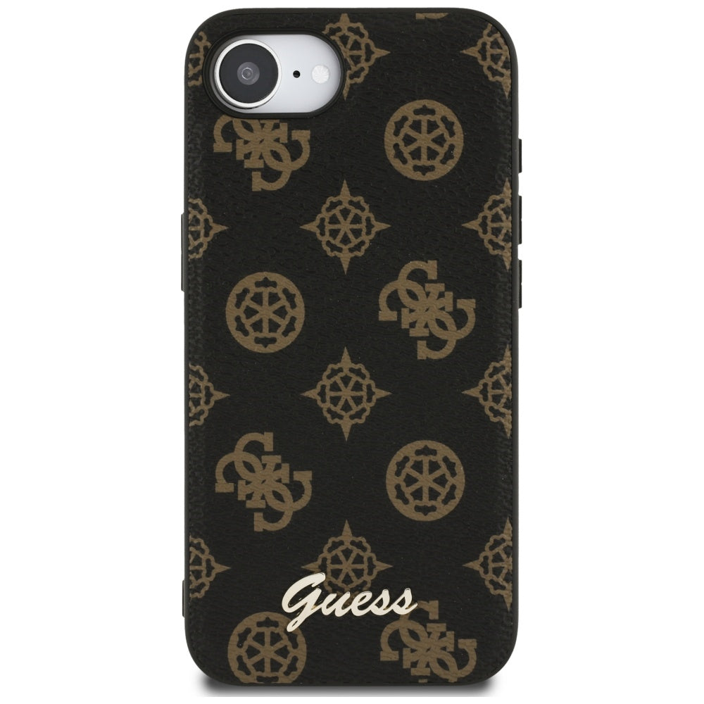 MagSafe-kotelo Apple iPhone 17e / 16e, Guess, Peony Script, Musta