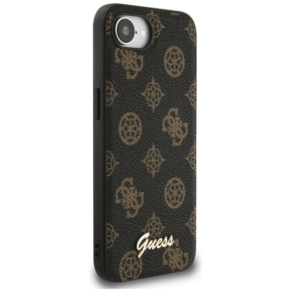 MagSafe-kotelo Apple iPhone 17e / 16e, Guess, Peony Script, Musta