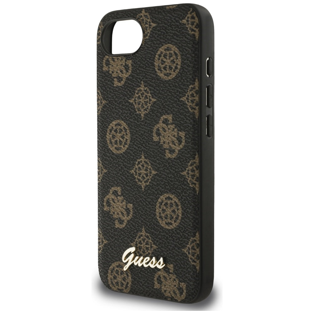 MagSafe-kotelo Apple iPhone 17e / 16e, Guess, Peony Script, Musta
