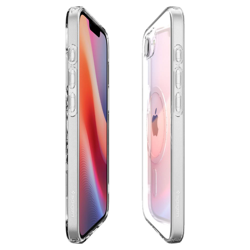 MagSafe-kotelo Apple iPhone 17e / 16e, Spigen, Liquid Crystal, Läpinäkyvä