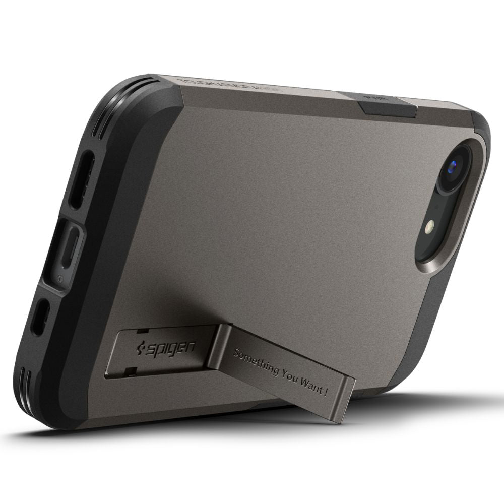 MagSafe-kotelo Apple iPhone 17e / 16e, Spigen, Tough Armor, Harmaa