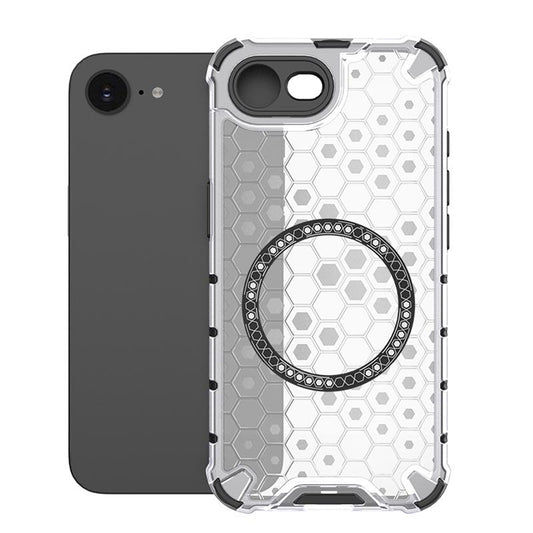 MagSafe Case for Apple iPhone 17e / 16e, Techsuit, HoneyComb Shield, White