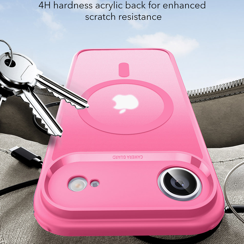 MagSafe-kotelo Apple iPhone 17 Airille, ESR, Classic Hybrid, Satinoitu Vaaleanpunainen