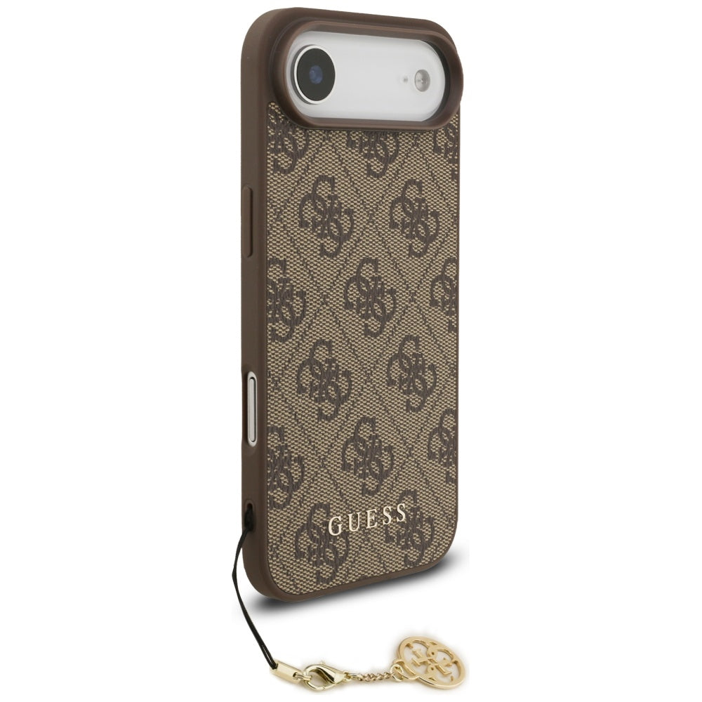 MagSafe-kotelo Apple iPhone 17 Airille, Guess, 4G Charm Cradle, Ruskea