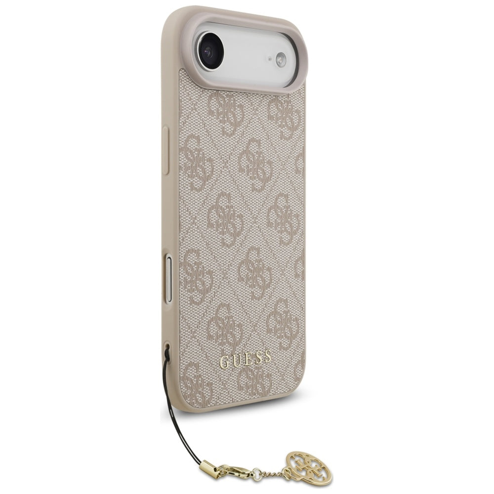MagSafe-kotelo Apple iPhone 17 Airille, Guess, 4G Charm Cradle, Pinkki