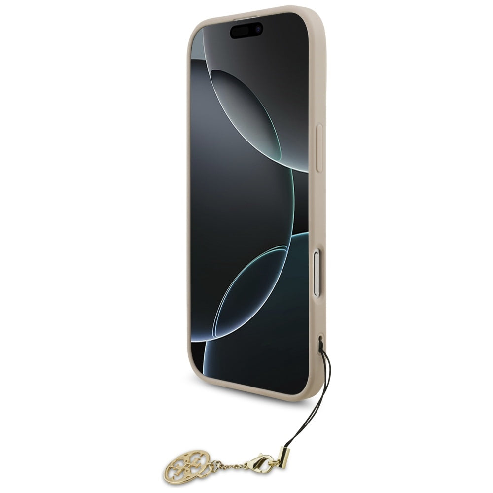 MagSafe-kotelo Apple iPhone 17 Airille, Guess, 4G Charm Cradle, Pinkki