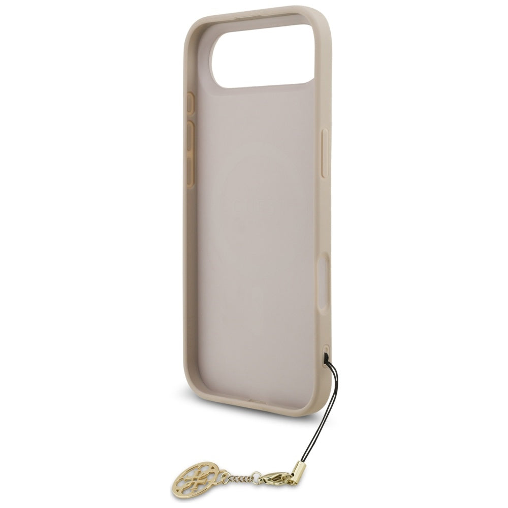 MagSafe-kotelo Apple iPhone 17 Airille, Guess, 4G Charm Cradle, Pinkki