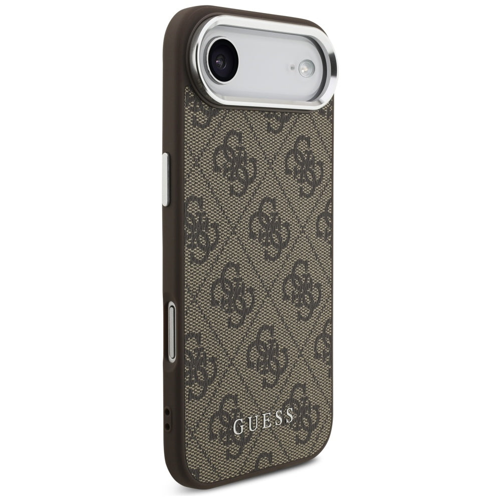 MagSafe-kotelo Apple iPhone 17 Airille, Guess, 4G Classic Logo, Ruskea
